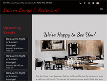 Tablet Screenshot of liaisonlounge.com